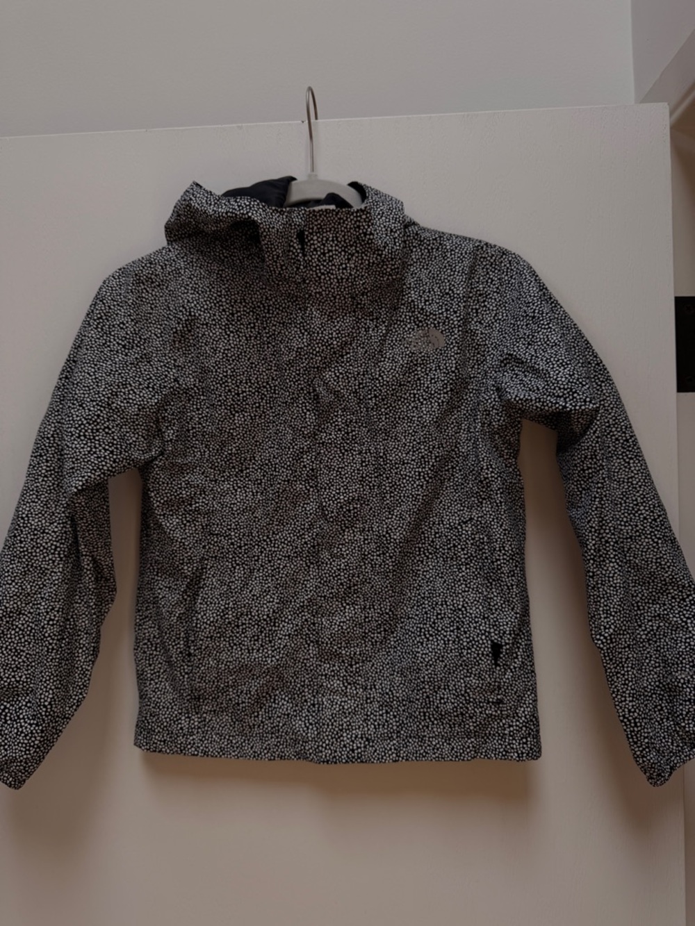 The North Face Black & White Mesh-Lined Jacket